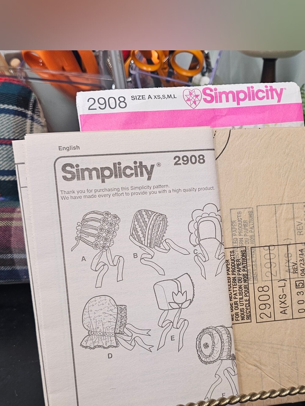 Simplicity 2908 Sewing Pattern - Picture 2 of 4